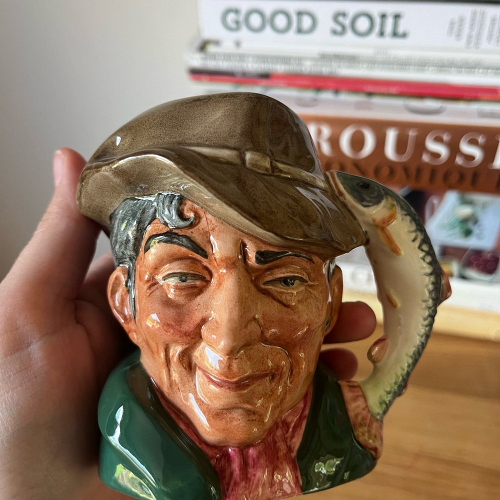 Candle holder 1954 Royal Doulton “the poacher” Toby collection